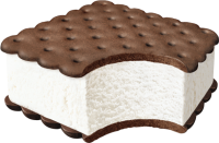 an ice-cream sandwich